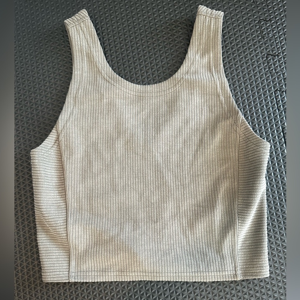 Lululemon Softstreme Ribbed Tank Top - Nomad NWOT